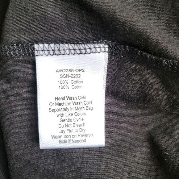 New ATM ANTHONY THOMAS MELILLO Slip On Cotton-Jersey Black T-Shirt Dress NWT XS - Picture 14 of 14